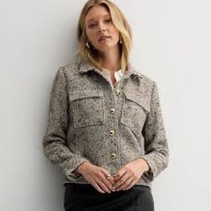 Tweed Nine West small coat crop